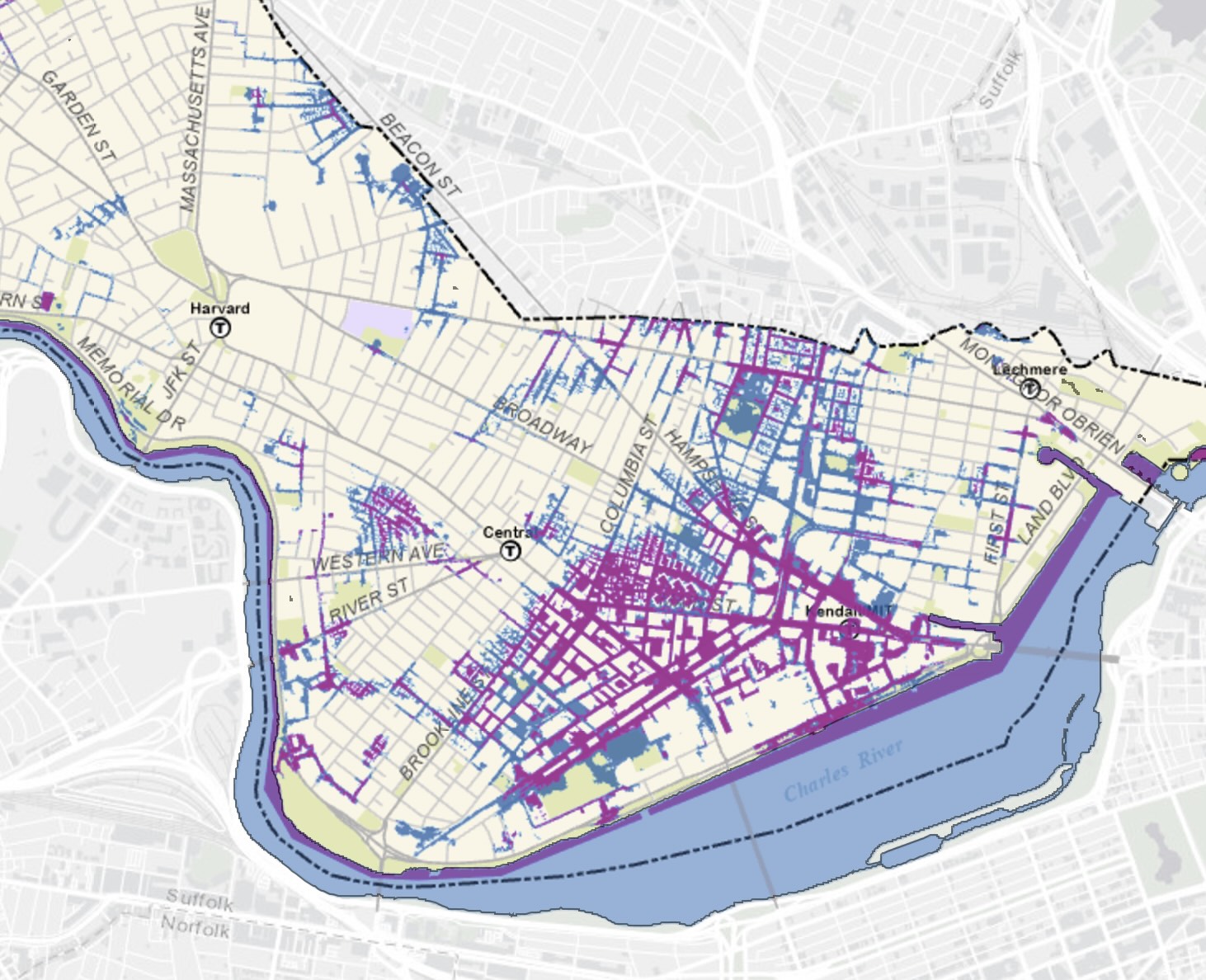 City of Cambridge FloodViewer Tool.