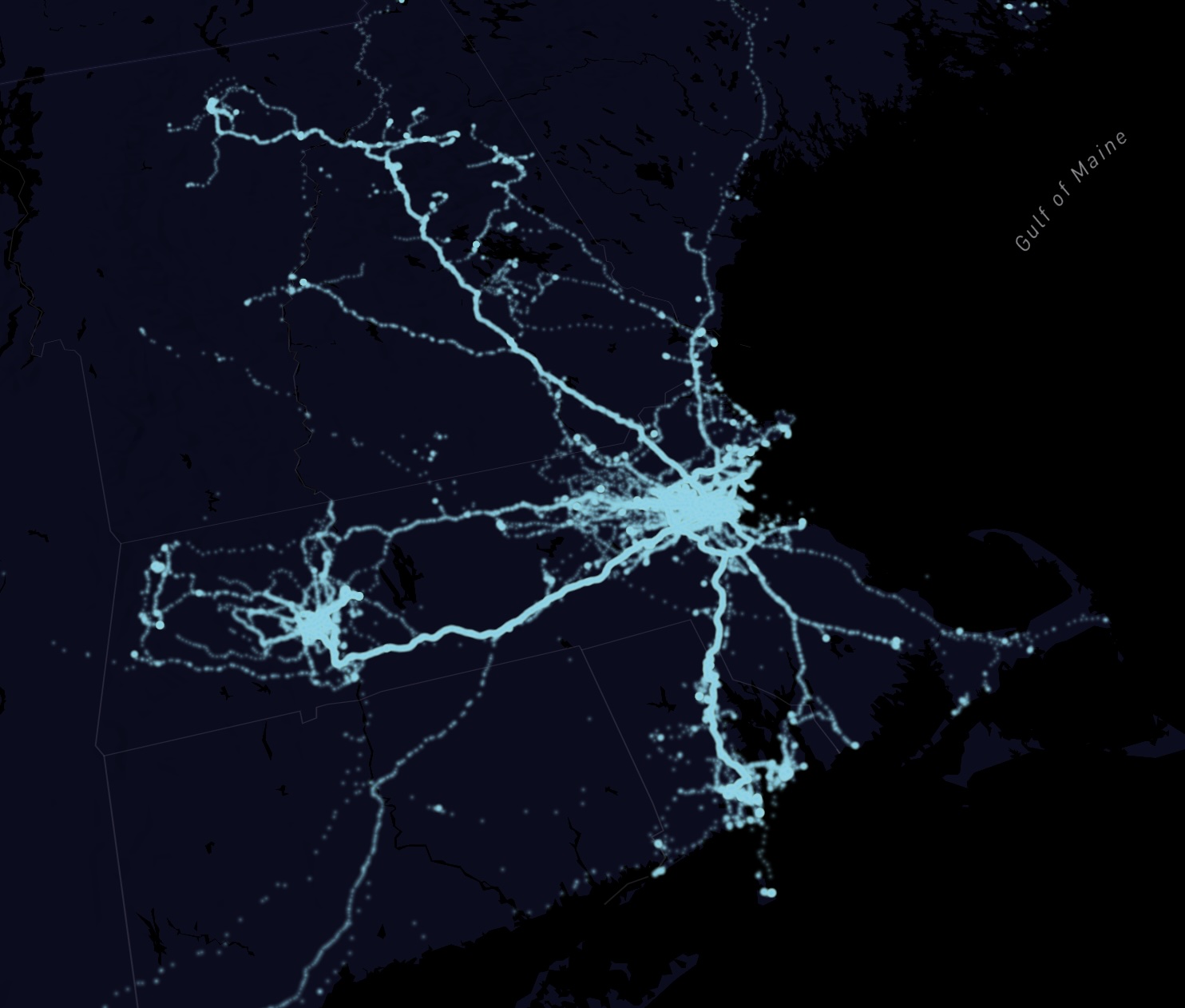 Google Timeline Data Viz.